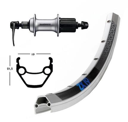 Bike-Parts Laufrad|Hinterrad 26x1.75 Zoll Acera T3000 8|9|10|11-fach Schnells...
