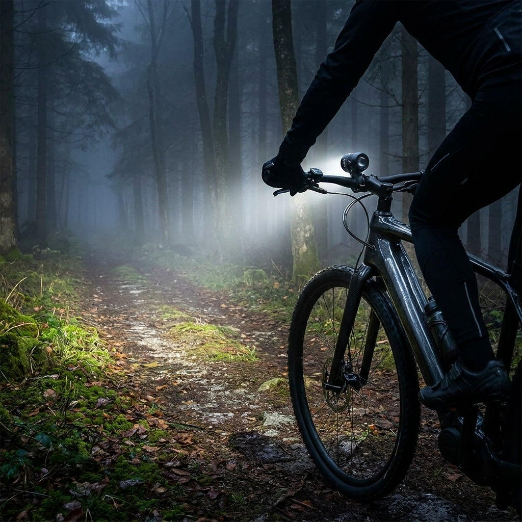 LITEMOVE Frontlicht mit Fernlicht AC-210 Lenkerhalterung 210 - starkes E-Bike... 2/3