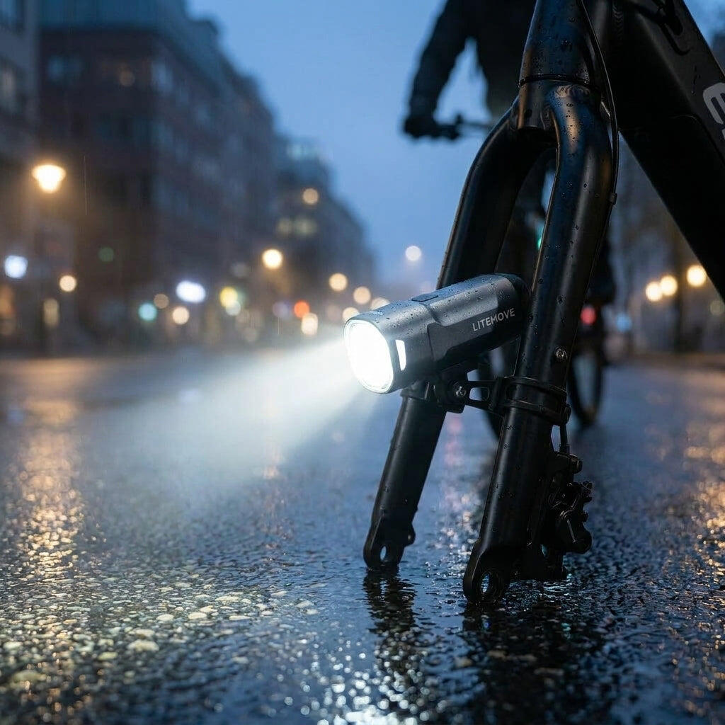 LITEMOVE Frontlicht SEC-150 Gabelhalterung 150 - 150 Lux E-Bike-Scheinwerfer ... 2/2