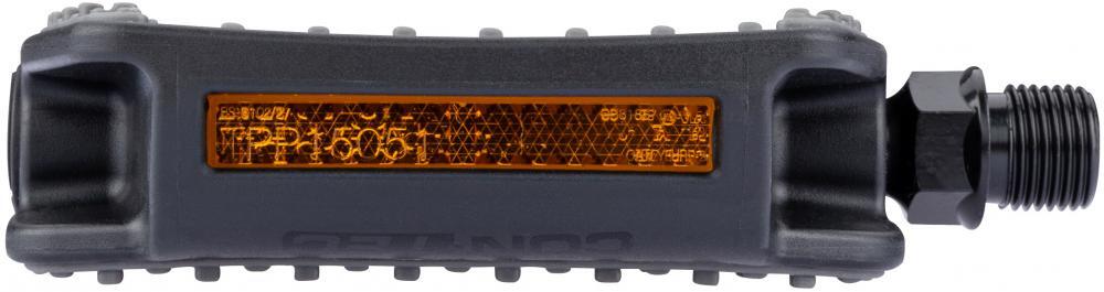 Pedales CONTEC Quick Classic city/touring nylon negro/gris 107 x 100 mm 2/3
