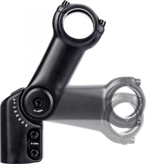 Mostek CONTEC Ueda Hybrid CT regulowany 31,8/1 1/8" 110 mm czarny