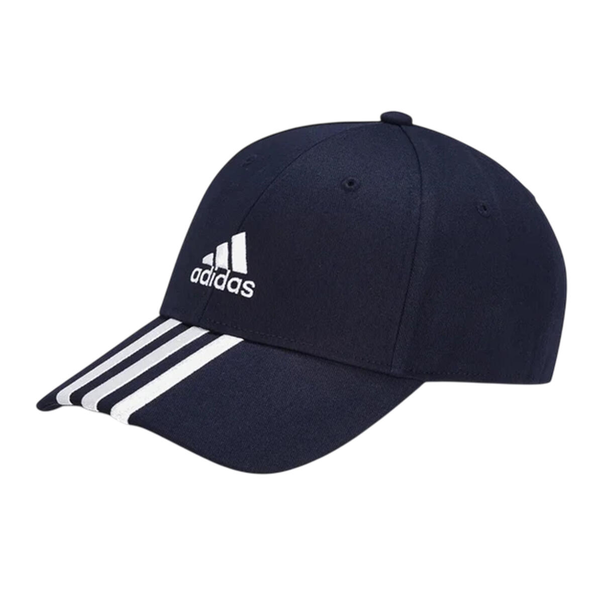Adidas Mens 3 Stripes Cotton Twill Baseball Cap