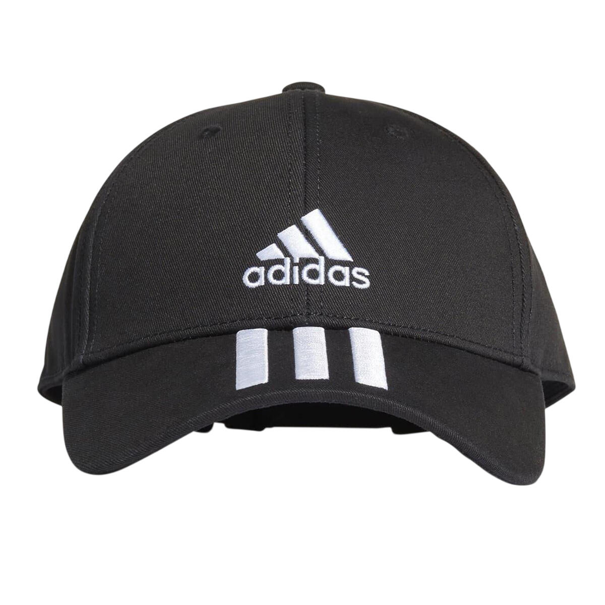 Adidas Mens 3 Stripes Cotton Twill Baseball Cap