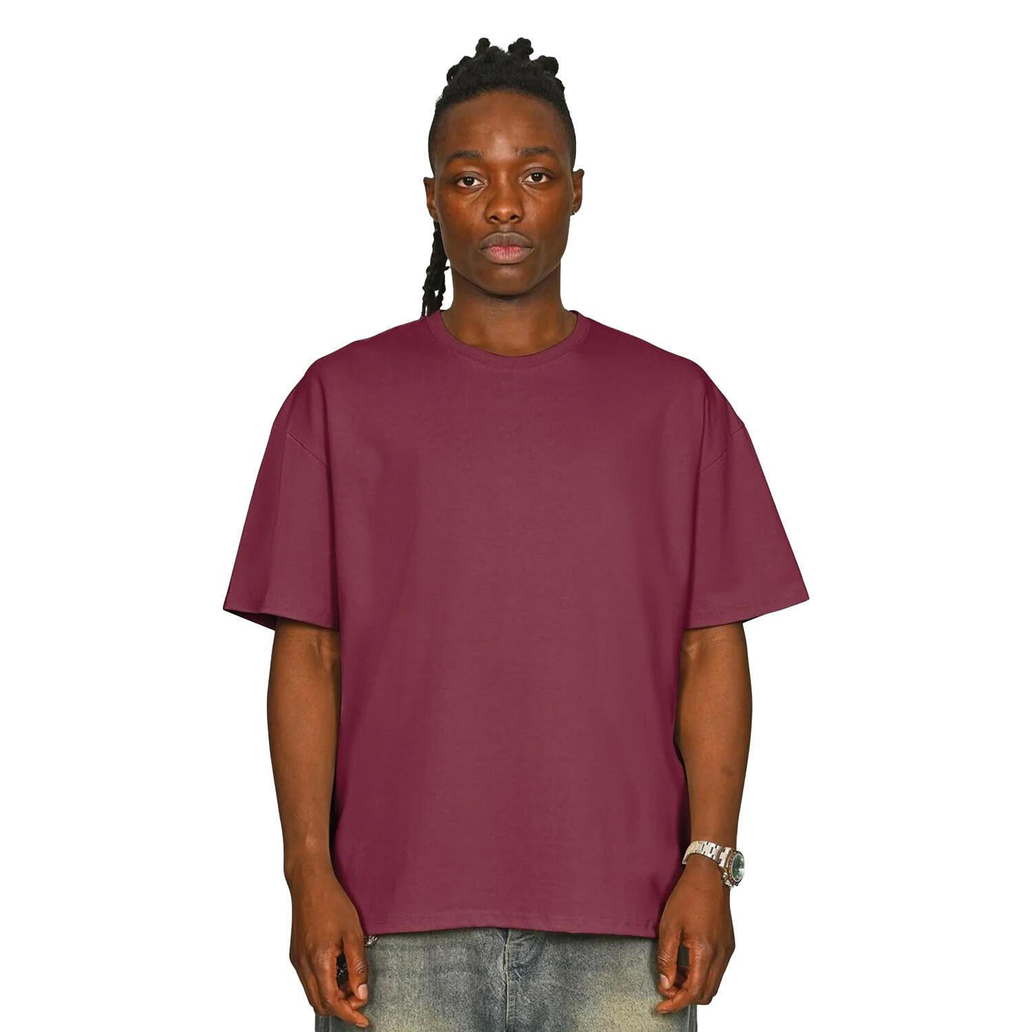 Casual Classics Unisex Adult Supreme Organic Combed Extended Neckline Oversized