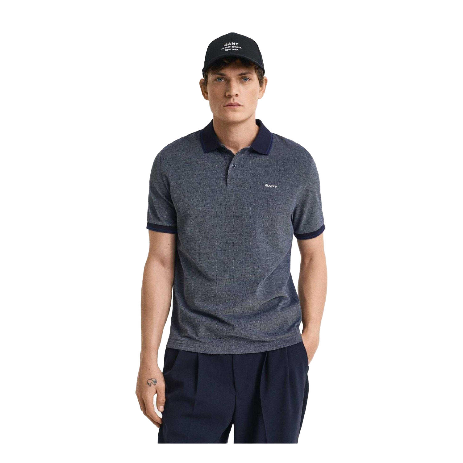 Gant Mens Regular Short-Sleeved Polo Shirt
