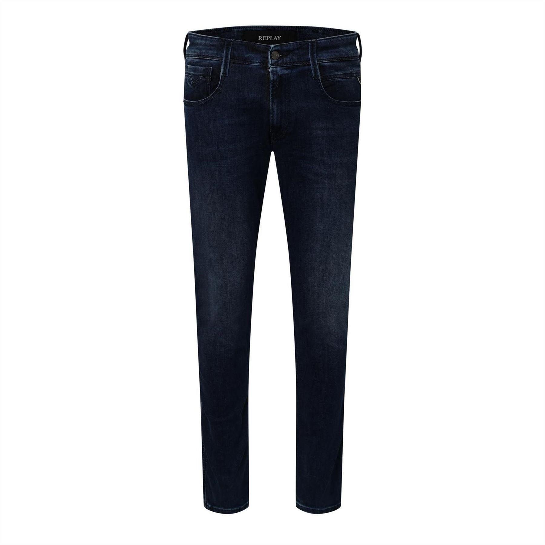 Replay Mens Anbass Denim Slim Jeans