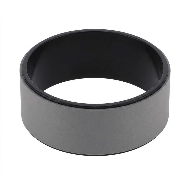 Black TRNR large yoga wheel with a wide circular design
