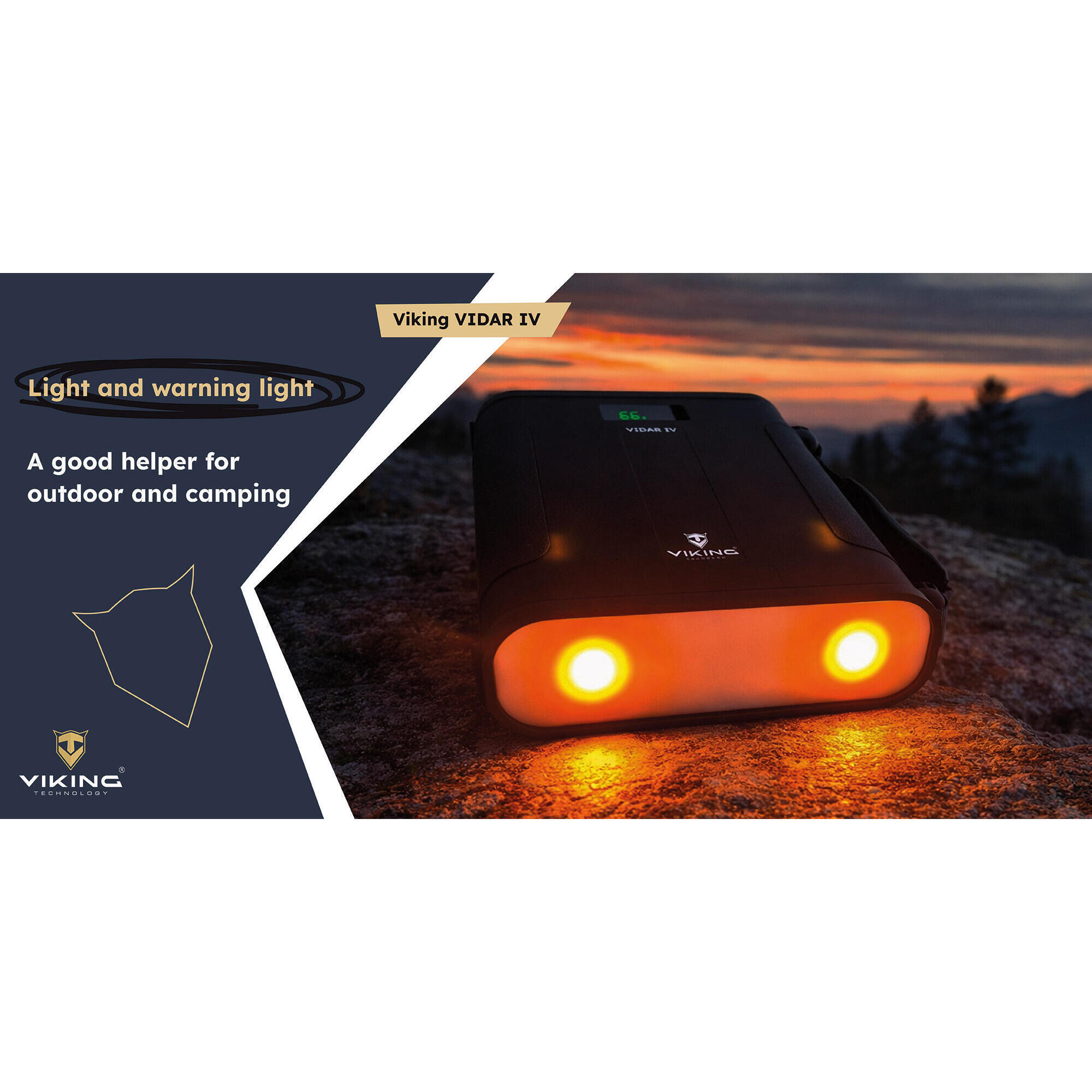 VIKING TECHNOLOGY Outdoorová powerbanka Viking VIDAR IV