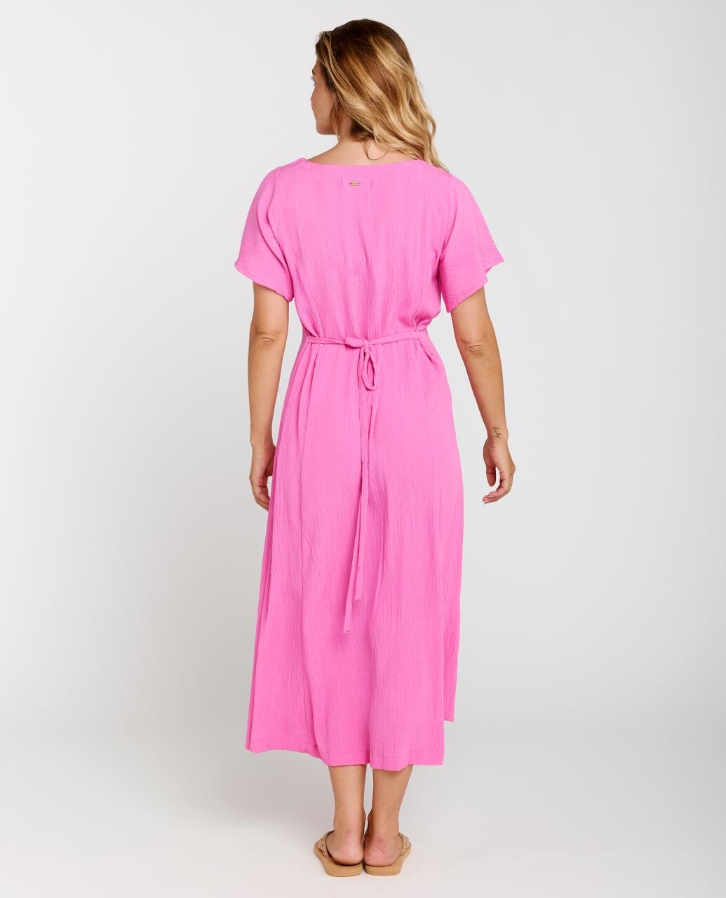 Robe Femme Molokai manches courtes - Super Pink 3/7