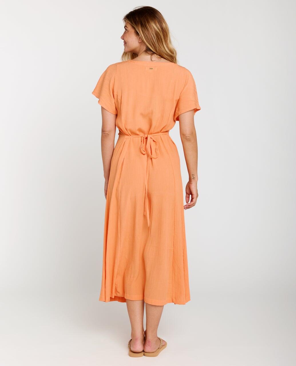 Robe Femme Molokai manches courtes - Orange 3/7