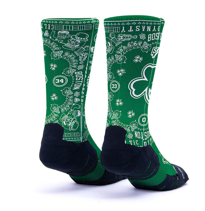 Calzetti SCRIMMAGE HANKY BOS Basket Quick-Dry S (35-39) Verde 2/2
