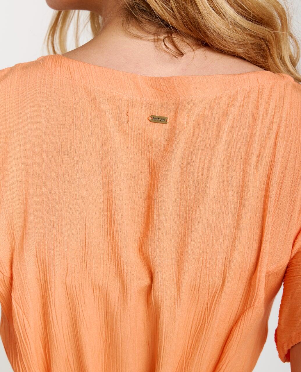 Robe Femme Molokai manches courtes - Orange 7/7