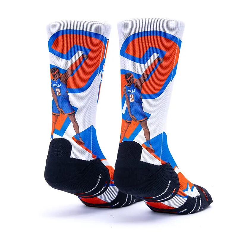 Calzetti SCRIMMAGE SHINE Basket Quick-Dry M (39-44) Bianco 2/2