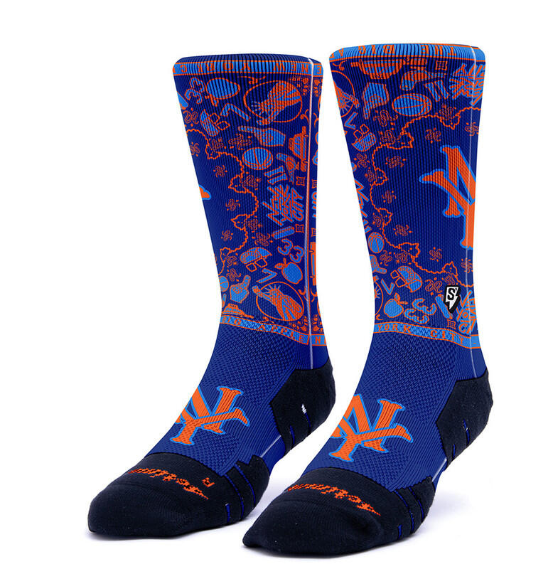 Calzetti SCRIMMAGE HANKY NY Basket Quick-Dry S (35-39) Nero 1/2