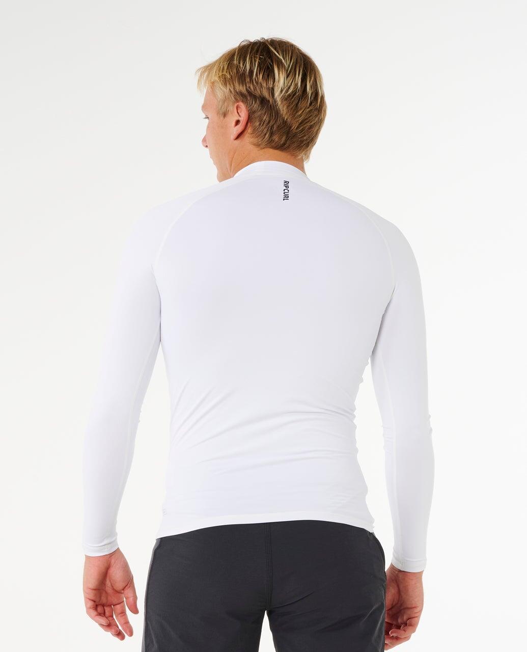 T-shirt anti-UV Homme Streamline UPF Long Sleeve Rash Vest - White 3/7