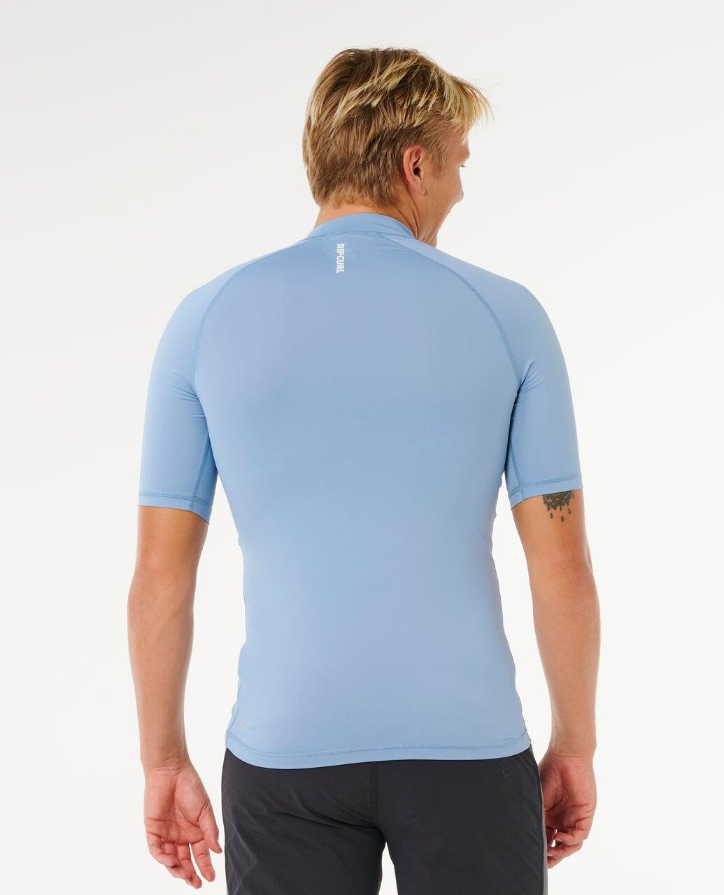 T-shirt anti-UV Homme Streamline UPF Short Sleeve Rash Vest - Faded Denim 3/6
