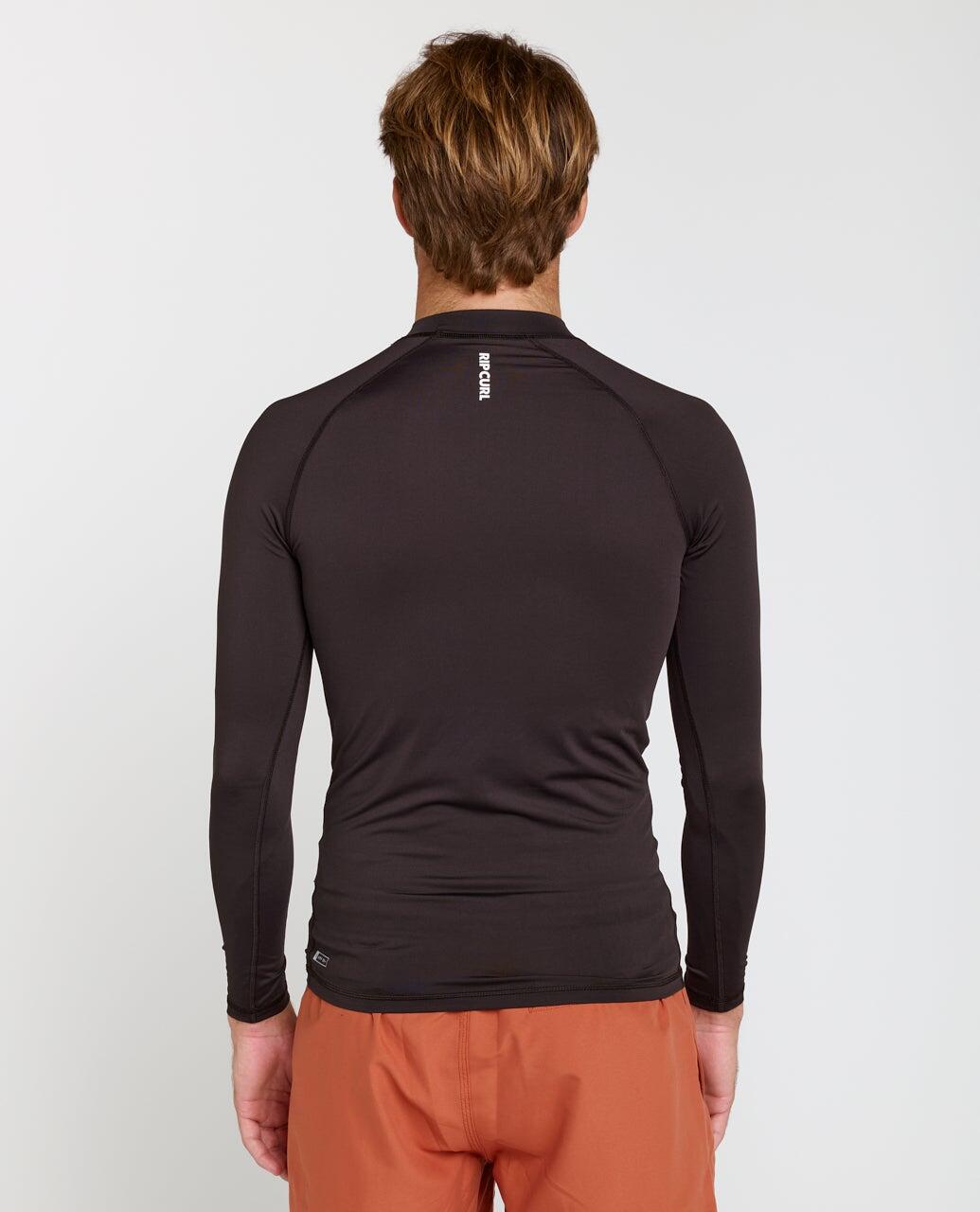 T-shirt anti-UV Homme Streamline UPF Long Sleeve Rash Vest - Black 3/6