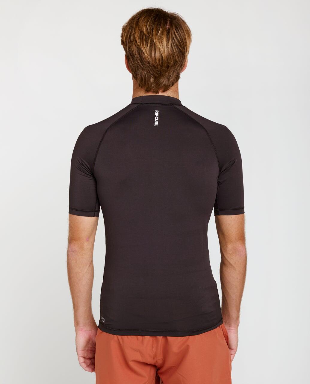 Camiseta anti-UV Hombre Streamline UPF Short Sleeve Rash Vest - Black 3/6