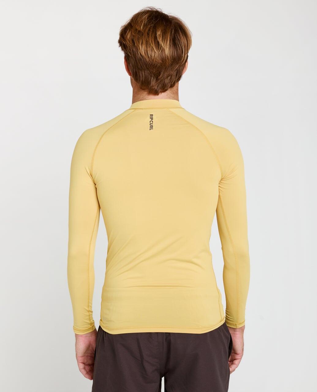 T-shirt anti-UV Homme Streamline UPF Long Sleeve Rash Vest - Ochre 3/6