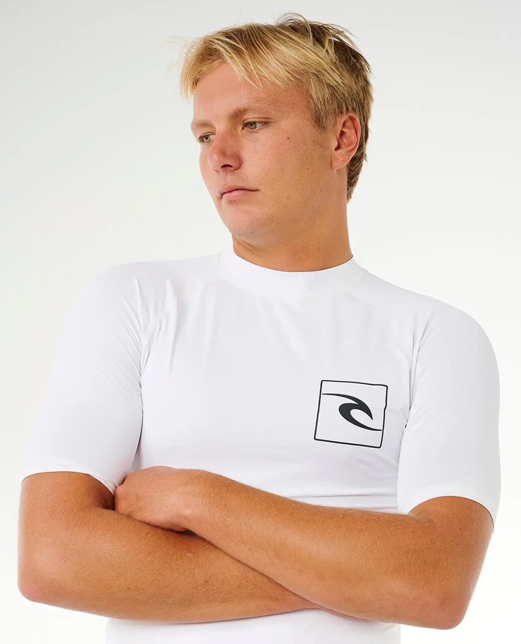 UV-Shirt Herren Streamline UPF Short Sleeve Rash Vest - White 6/6