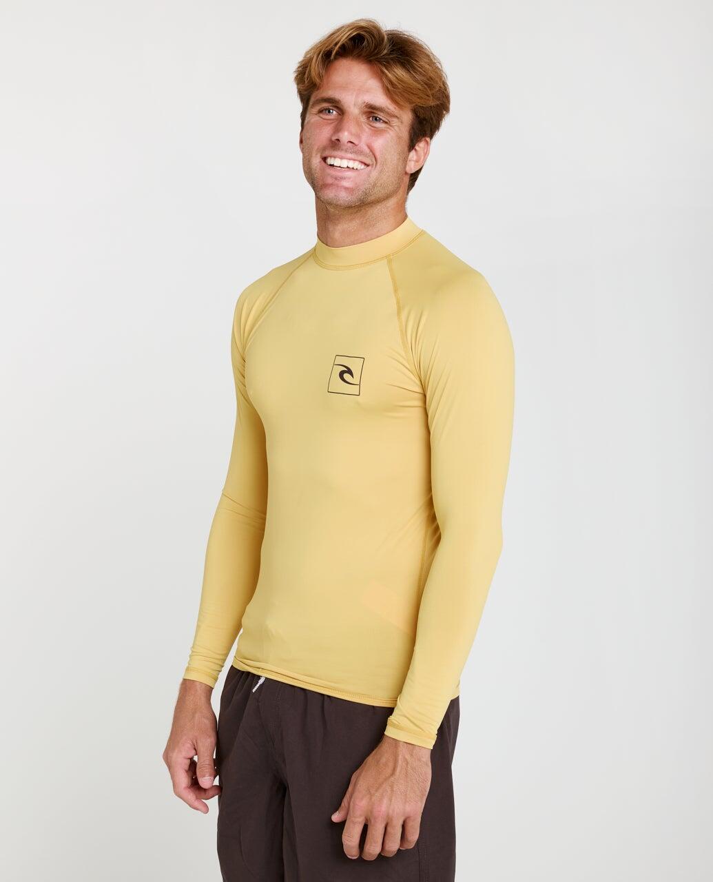 T-shirt anti-UV Homme Streamline UPF Long Sleeve Rash Vest - Ochre 2/6