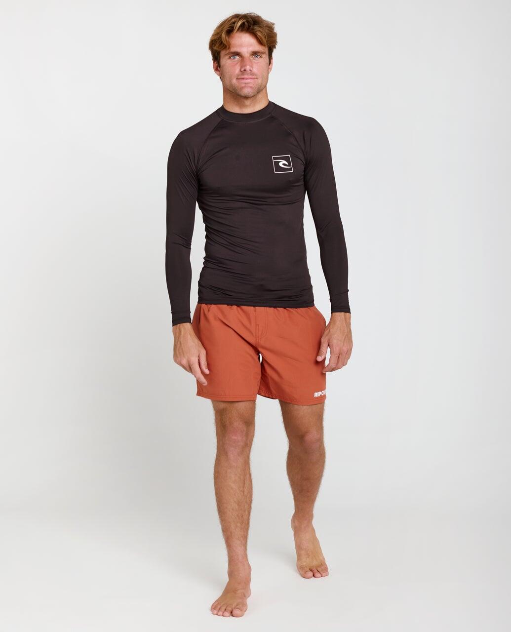 T-shirt anti-UV Homme Streamline UPF Long Sleeve Rash Vest - Black 4/6