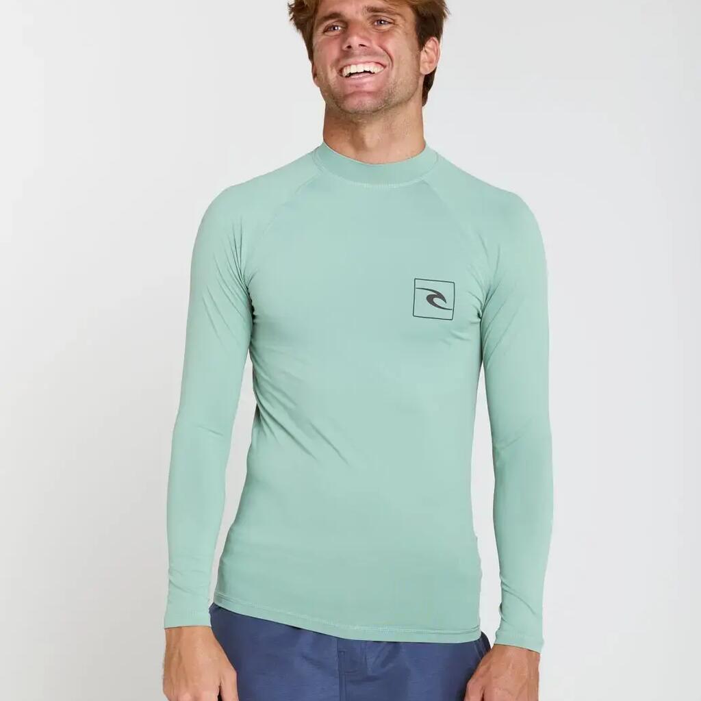 Long-sleeve UV rash vest Men Streamline UPF Long Sleeve Rash Vest - Aloe
