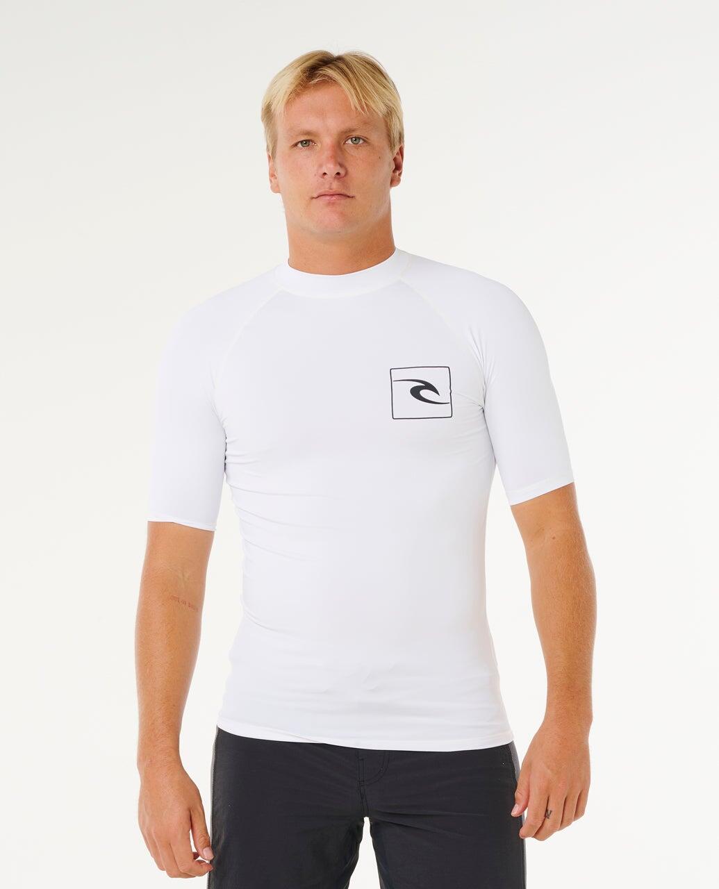 RIP CURL Pánské triko STREAMLINE s UV ochranou a krátkými rukávy