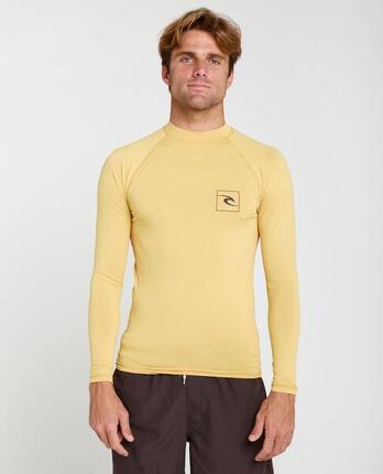 T-shirt anti-UV Homme Streamline UPF Long Sleeve Rash Vest - White