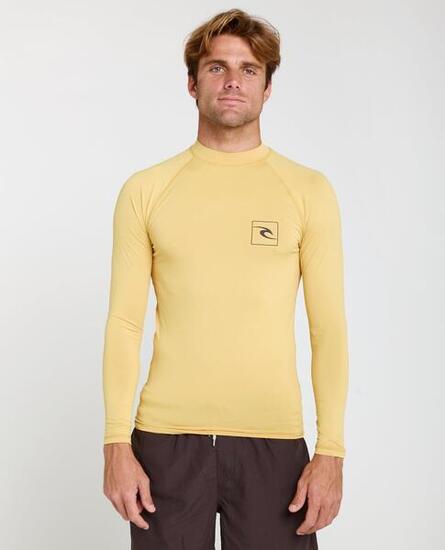 T-shirt anti-UV Homme Streamline UPF Long Sleeve Rash Vest - Ochre