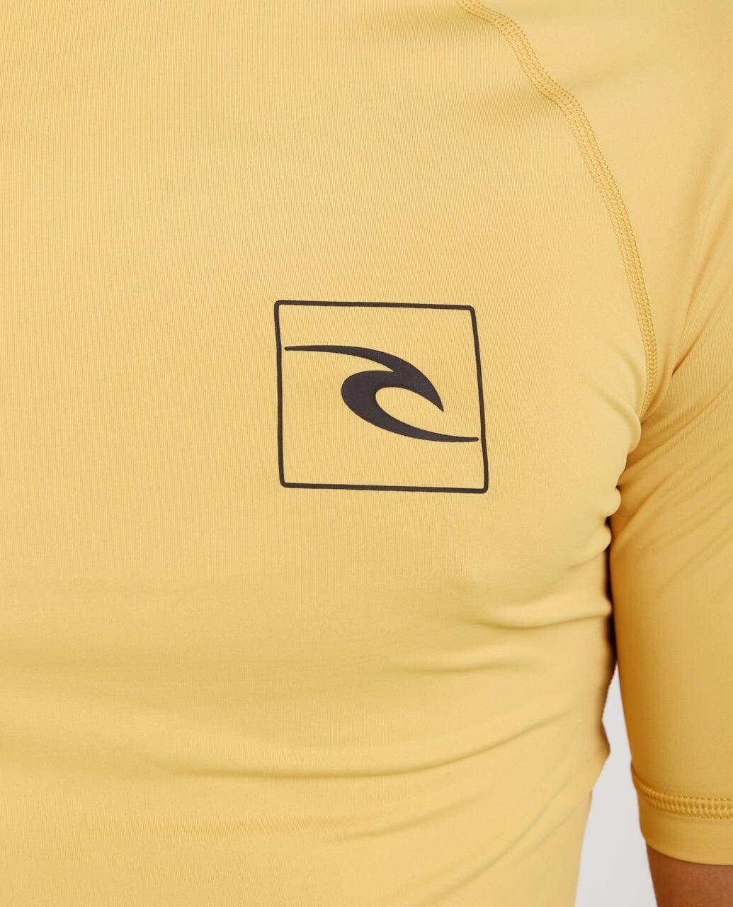 T-shirt anti-UV Homme Streamline UPF Short Sleeve Rash Vest - Ochre 5/6