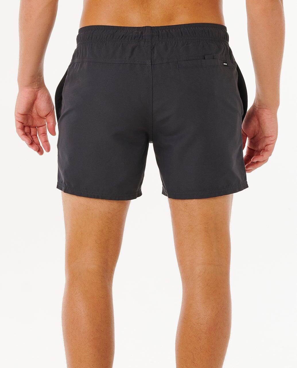 Boardshort Homem Streamline Offset Volley Boardshort - Black 3/6