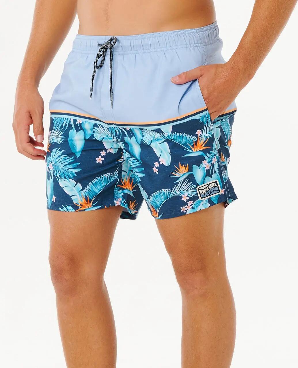 Boardshort Uomo Streamline Stripe Volley Boardshort - Faded Denim 2/7