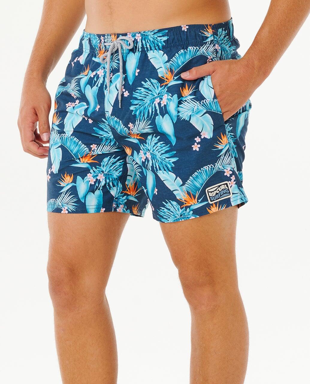 Boardshort Homme Streamline Floral Volley Boardshort - Navy 2/6