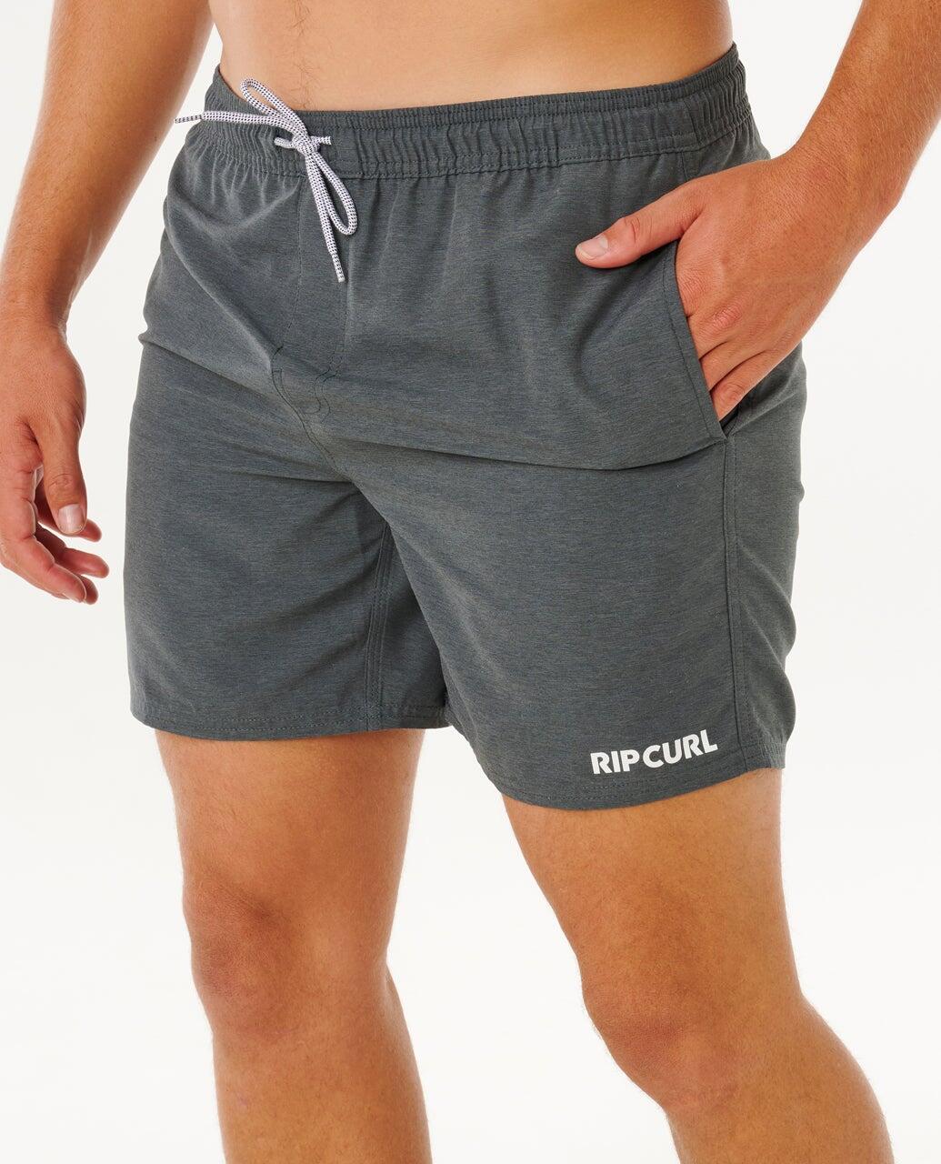 Boardshort Uomo Streamline Heather Volley Boardshort - Black Heather 7/7