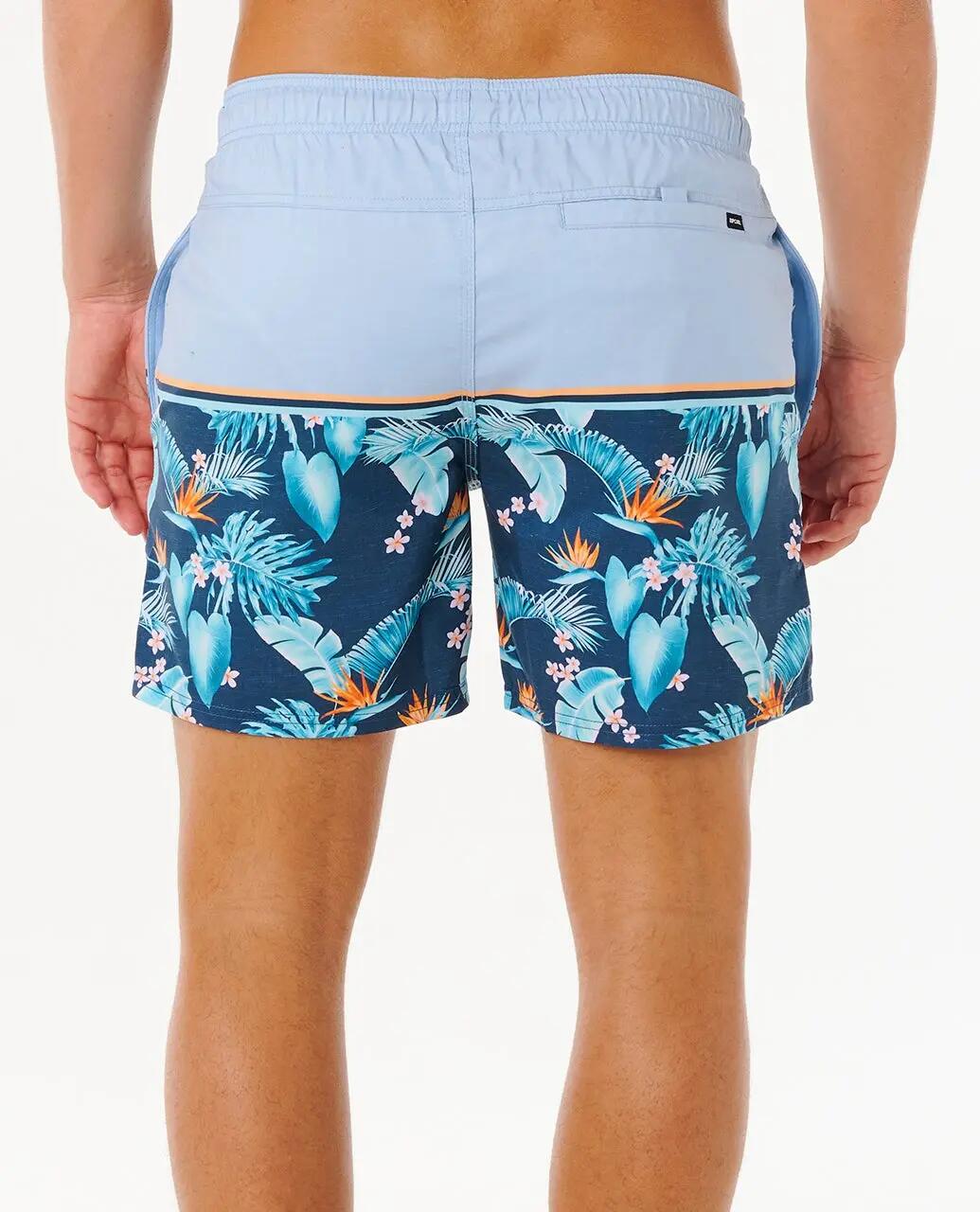 Boardshort Uomo Streamline Stripe Volley Boardshort - Faded Denim 4/7