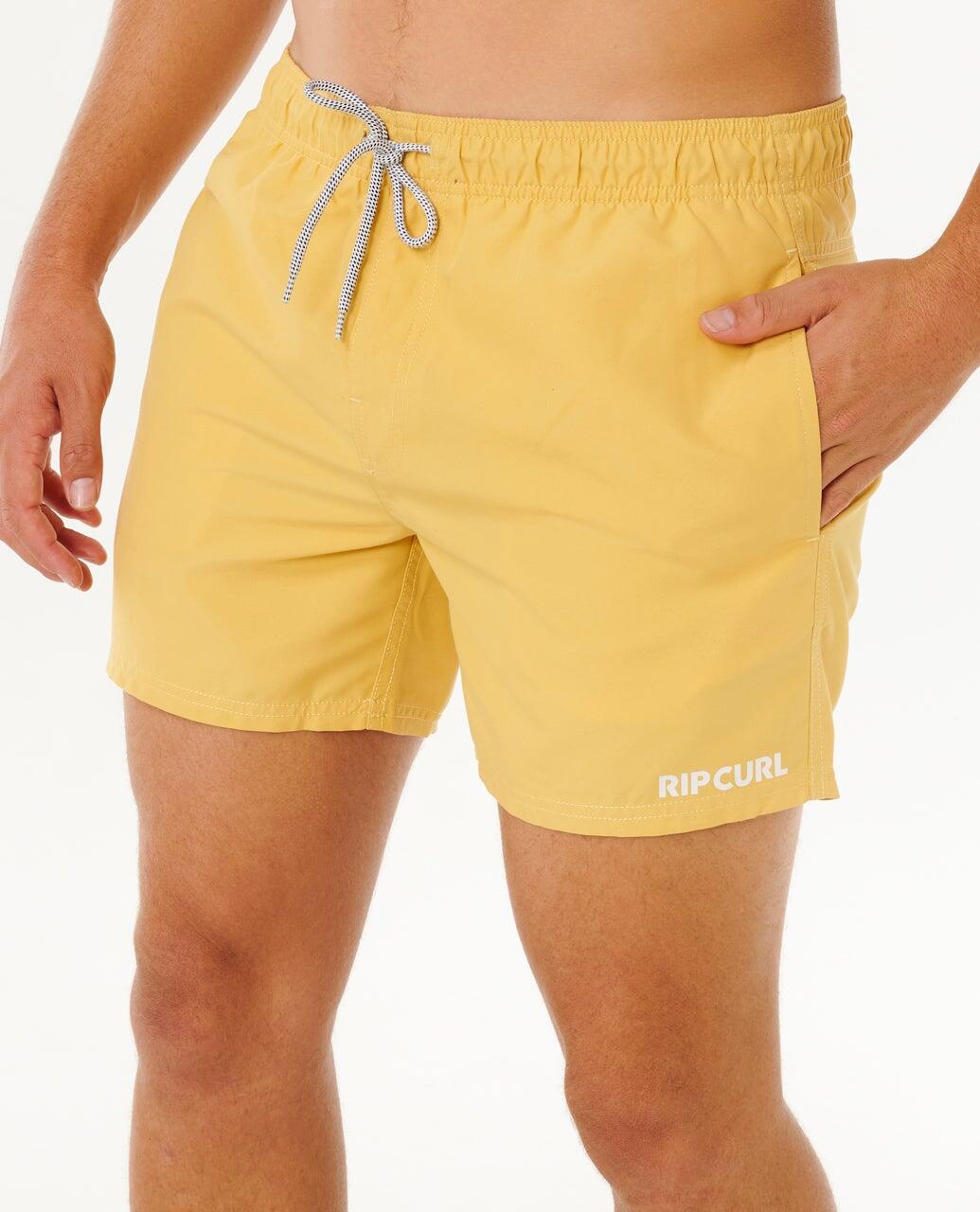 Boardshort Homem Streamline Offset Volley Boardshort - Ochre 6/7