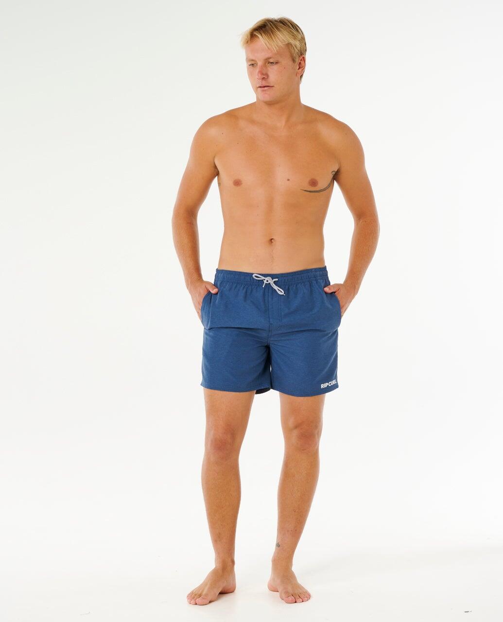 Boardshort Homem Streamline Heather Volley Boardshort - Navy Heather 4/7
