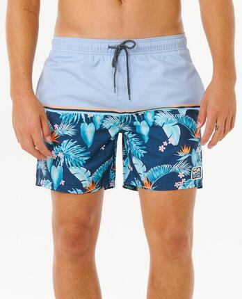 Boardshort Homme Streamline Stripe Volley Boardshort - Faded Denim