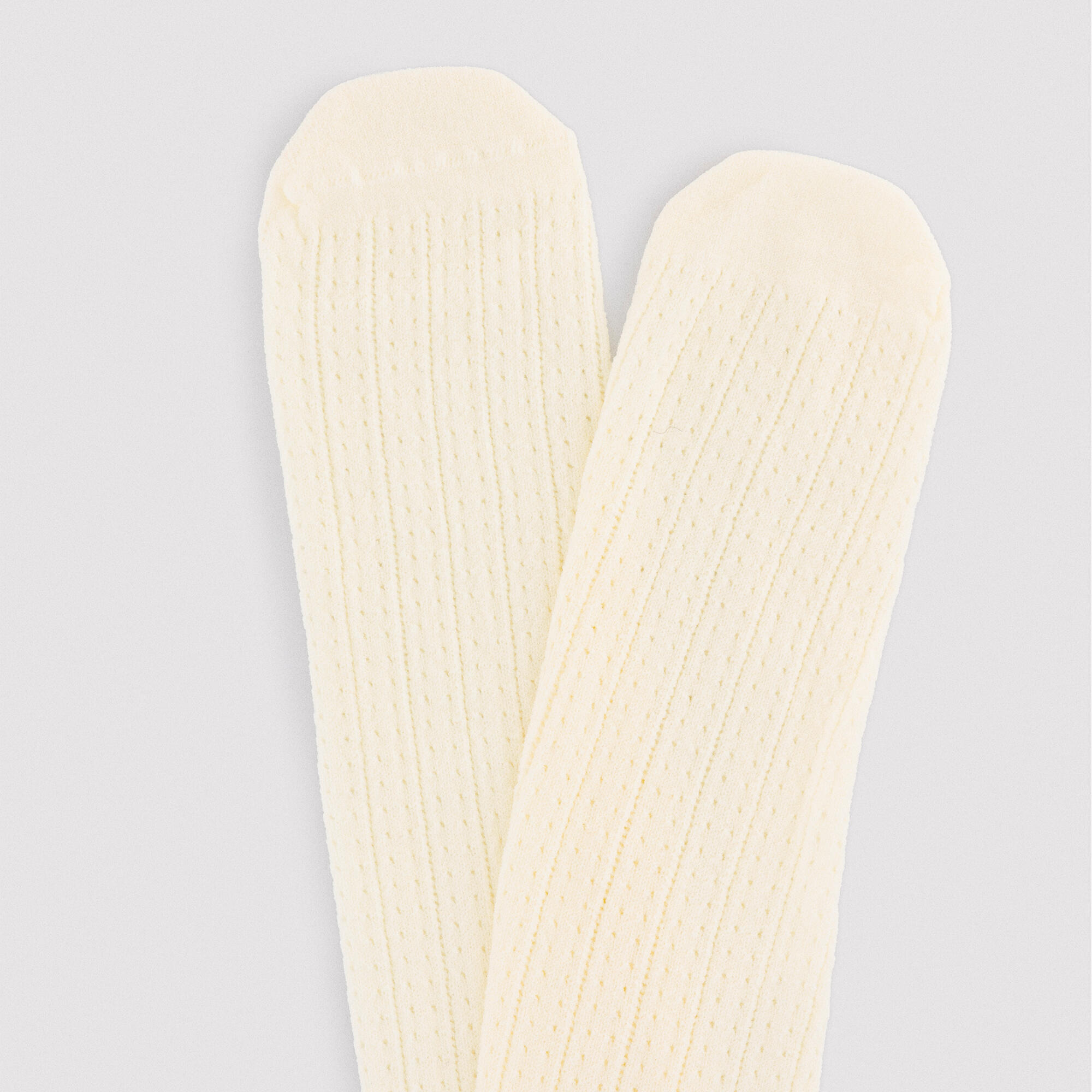 collants ajourés ivoire pour enfants 3/3