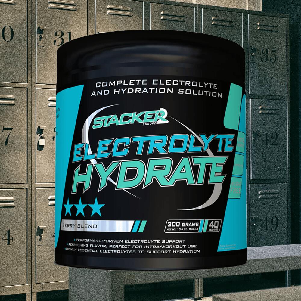 Stacker2 Electrolyte Hydrate (300g) Berry Blend - Intra- & Post-Workout 2/3