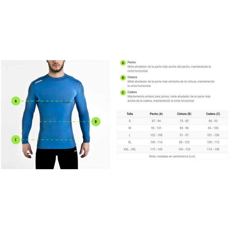 Camiseta Térmica Joma Brama Academy 3477 Blanca Unisex Junior 3/3