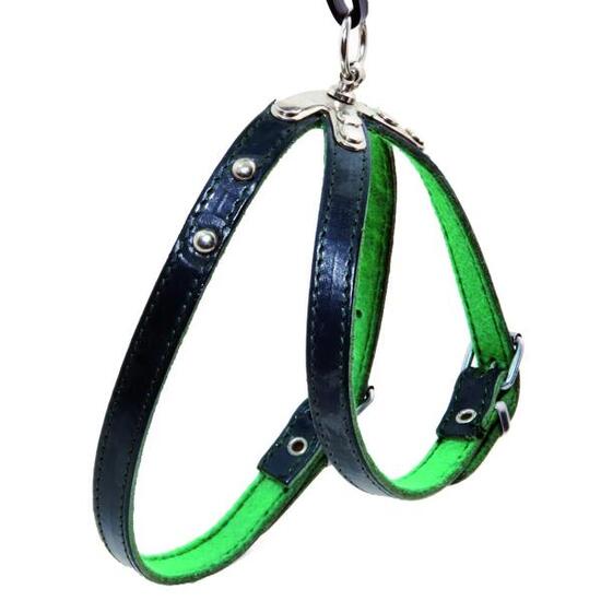 Harnais pour chien clou réglable cuir vachette Martin Sellier