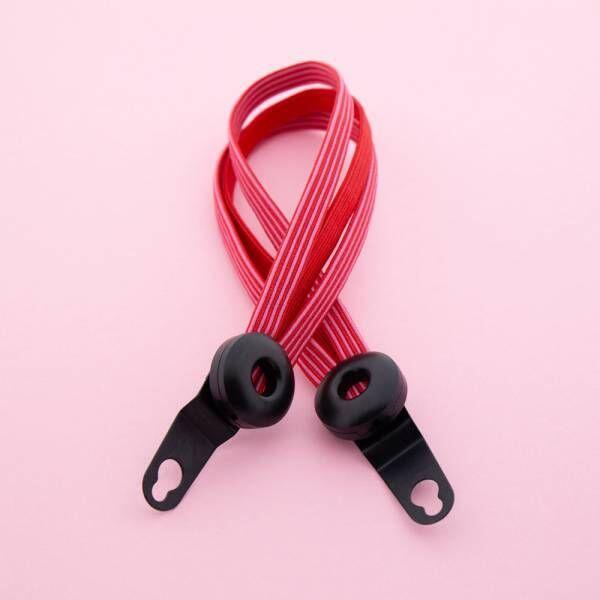 Qibbel Widek Venture fissaggio elastico 24" per bici bambini - Rosa/Rosso. 2/3