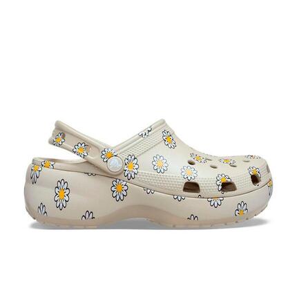 Sandalias Planas Mujer Crocs Gris