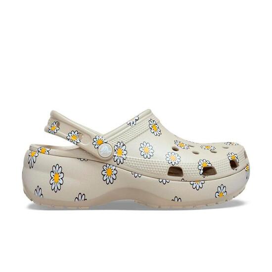 Sandalias Planas Mujer Crocs Gris