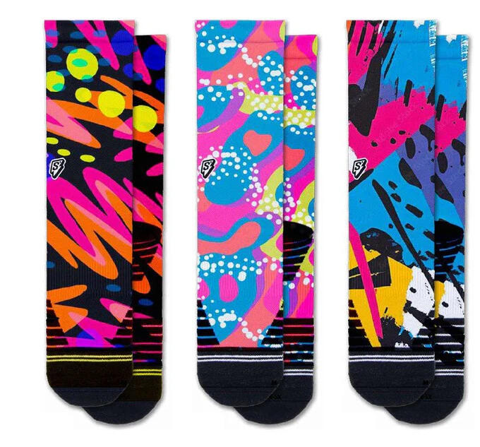 Calze SCRIMMAGE COLORFUL EVERYDAY 3 PACK Quick-Dry Comfort L (44-48) 1/1