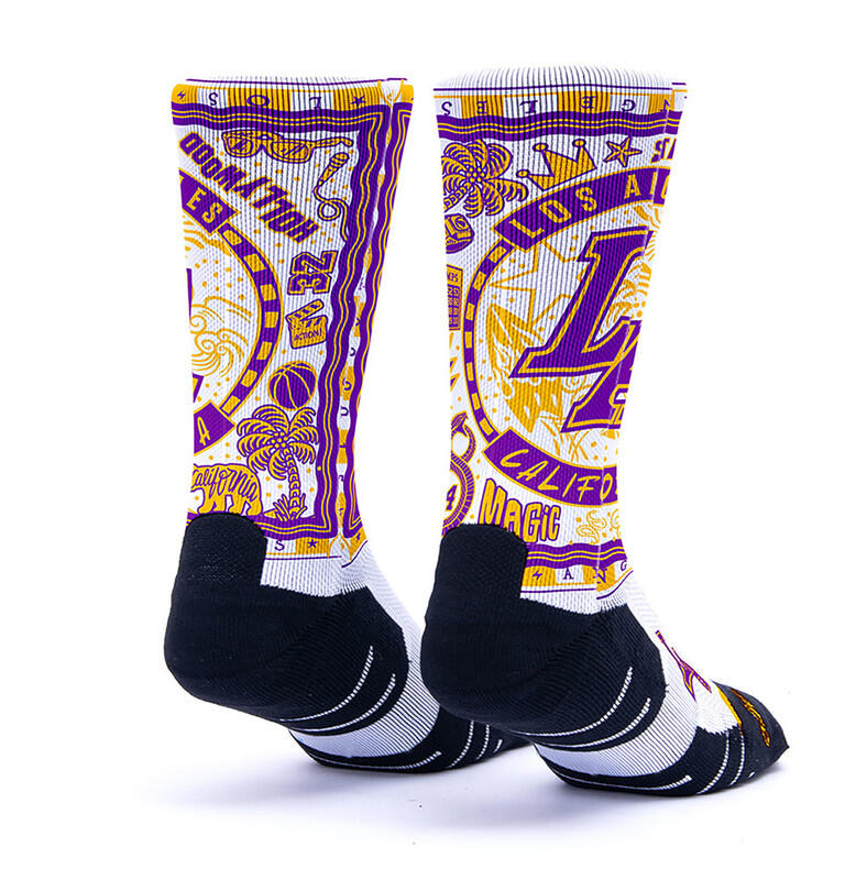 Calzetti SCRIMMAGE HANKY LA Basket Quick-Dry M (39-44) Bianco 2/2