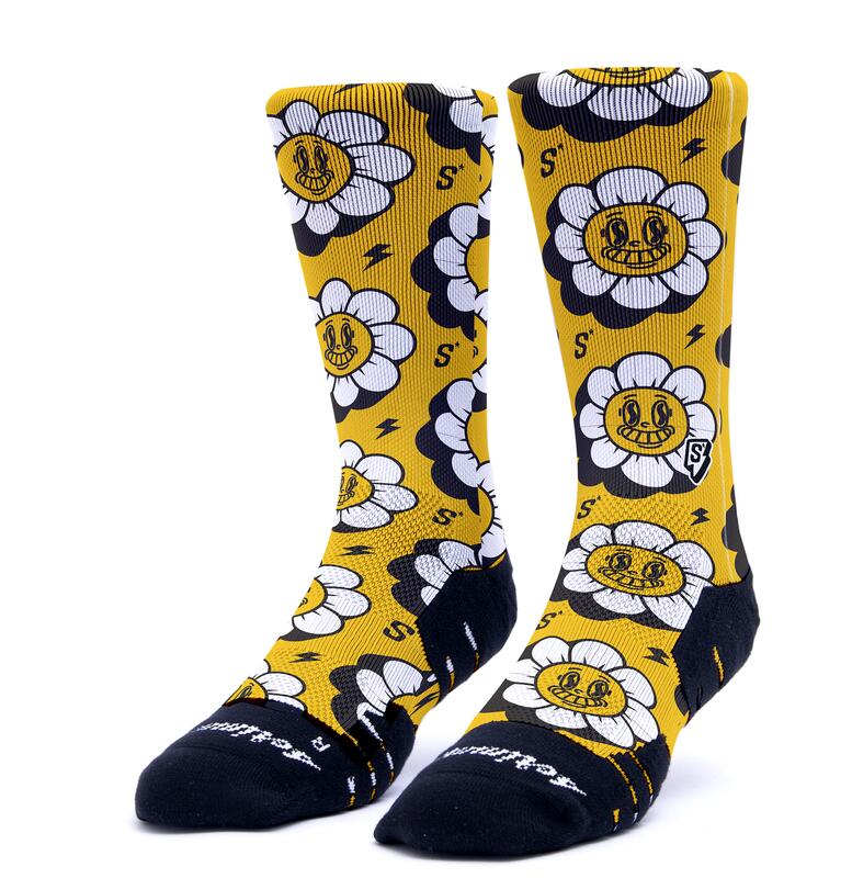 Calze SCRIMMAGE FLOWERZ EVERYDAY Quick-Dry Comfort M (39-44) 1/2