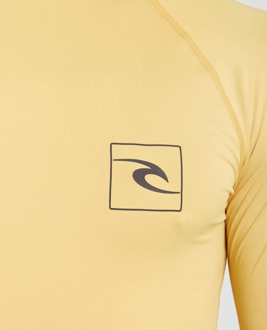 T-shirt anti-UV Uomo Streamline UPF Long Sleeve Rash Vest - Ochre 6/6